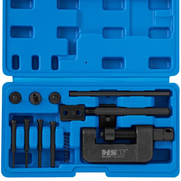 Zakuwarka nitownica praska do łańcucha motocyklowego - zestaw 3 10061857 3