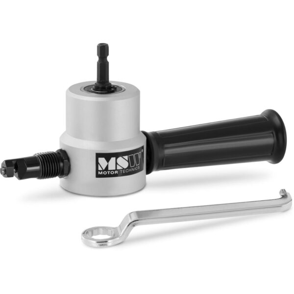 Przystawka adapter do cięcia blachy nożyce na wiertarkę 1 10061905 1