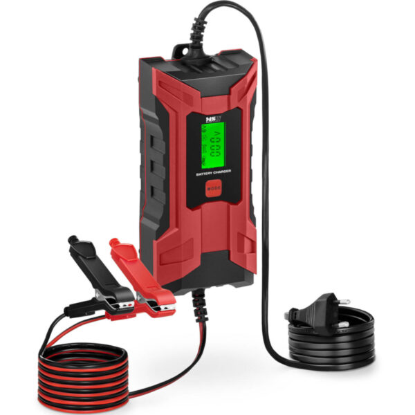 Prostownik samochodowy automatyczny z funkcja pamięci LCD 70 W 6/12 V 2/4 A 1 10061909 1