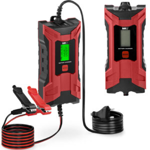 Prostownik samochodowy automatyczny z funkcja pamięci LCD 70 W 6/12 V 2/4 A 5 Prostownik samochodowy automatyczny z funkcja pamięci LCD 70 W 6/12 V 2/4 A - obrazek 1