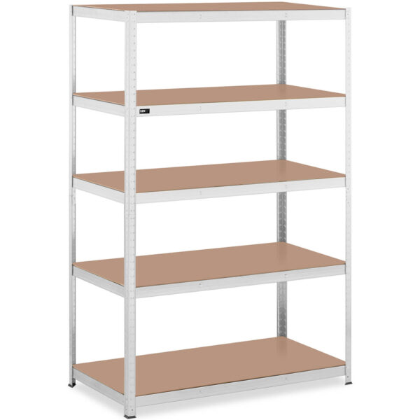Regał magazynowy metalowy 5 półek 750 kg 120 x 60 x 180 cm szary 1 10061985 1