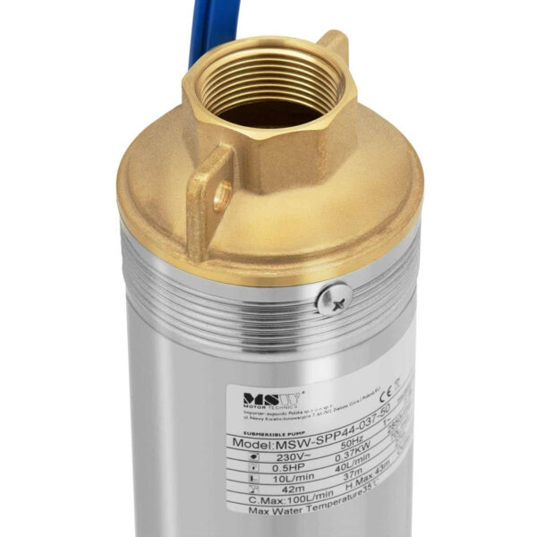 Pompa głębinowa do studni głębinowej STAL 500 W 6000 l/h do 43 m 2 10062051 2