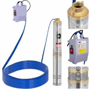 Pompa głębinowa do studni głębinowej STAL 500 W 6000 l/h do 43 m 5 Pompa głębinowa do studni głębinowej STAL 500 W 6000 l/h do 43 m - obrazek 1
