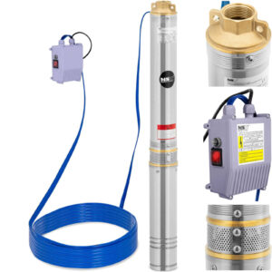 Pompa głębinowa do studni głębinowej STAL 1000 W 4000 l/h do 91 m 5 Pompa głębinowa do studni głębinowej STAL 1000 W 4000 l/h do 91 m - obrazek 1