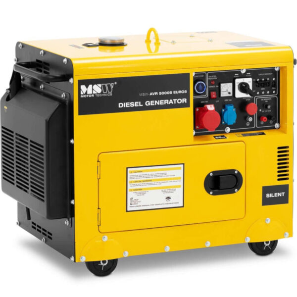 Agregat prądotwórczy generator prądu Diesel 16 l 240/400 V 5000 W AVR 1 10062299 1