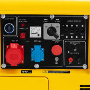 Agregat prądotwórczy generator prądu Diesel 16 l 240/400 V 5000 W AVR 9 Agregat prądotwórczy generator prądu Diesel 16 l 240/400 V 5000 W AVR - obrazek 3