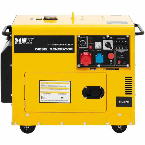 Agregat prądotwórczy generator prądu Diesel 16 l 240/400 V 5000 W AVR 5 10062299 5