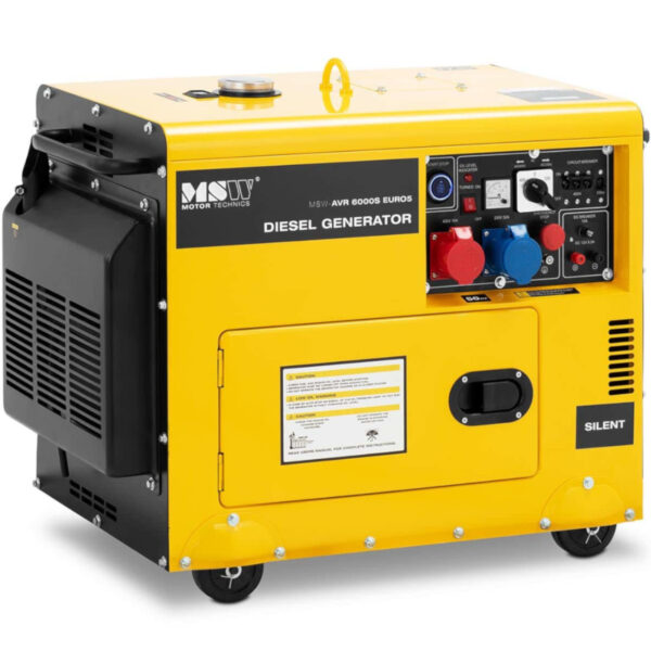 Agregat prądotwórczy generator prądu Diesel 16 l 240/400 V 6000 W AVR 1 10062300 1