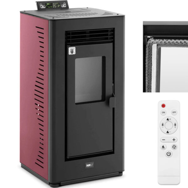 10062359 piec piecyk kominek na pellet wolnostojacy z pilotem 90 m2 9000 w ean 4062859188588 hurtownia dystrybutor