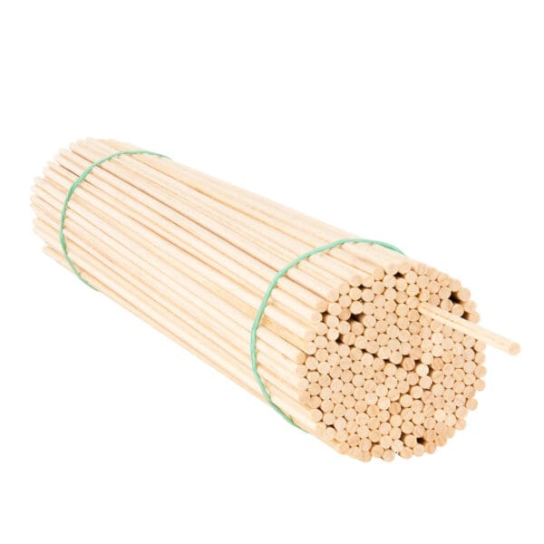 Patyczki do flag chorągiewek drewniane bukowe 50cm/5mm 100szt 1 1008730 patyczki do waty cukrowej atest pzh hurtownia sklep tanio