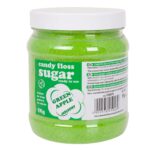 1008879 smakowy kolorowy cukier barwiony do waty cukrowej zielony o smaku jablkowym 1kg hurtownia producent cena