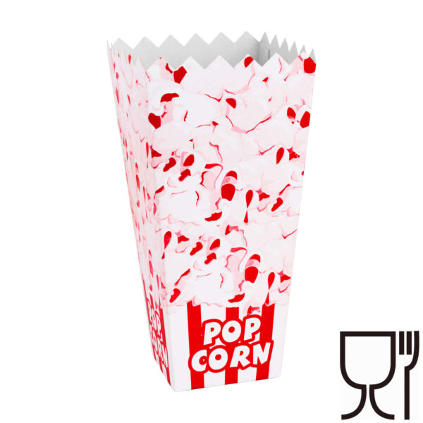 Pudełko kartonik na PopCorn 7x22x10.5cm DUŻY 1.7L 100szt. 1 1008902 pudelko kartonik na popcorn duzy hurtownia dystrybutor sklep lubuskie