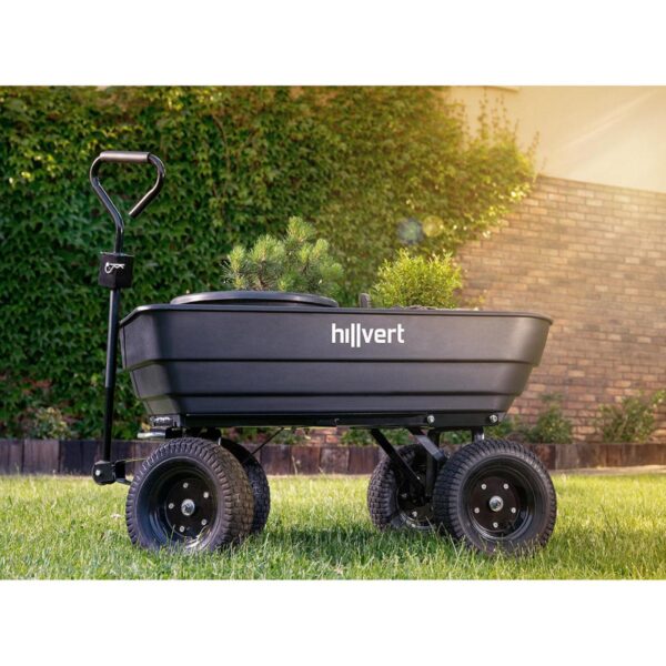 Wózek ogrodowy transportowy wywrotka 125 l 350 kg 4 10090076 4