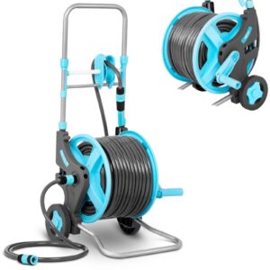 Wąż ogrodowy na bębnie z wózkiem 45 m + 2 m 1/2'' 6 Wąż ogrodowy na bębnie z wózkiem 45 m + 2 m 1/2'' - obrazek 1