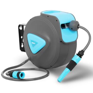 Wąż ogrodowy z automatycznym bębnem ściennym 10 m + 1 m 5/6'' 7 Wąż ogrodowy z automatycznym bębnem ściennym 10 m + 1 m 5/6'' - obrazek 2