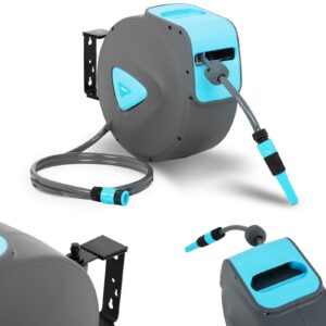 Wąż ogrodowy z automatycznym bębnem ściennym 20 m + 2 m 1/2'' 6 Wąż ogrodowy z automatycznym bębnem ściennym 20 m + 2 m 1/2'' - obrazek 1