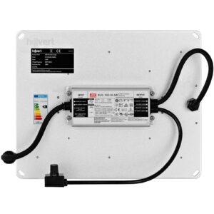 Lampa do uprawy wzrostu roślin pełne spektrum 30 x 24 cm 234 LED 110 W srebrna 12 Lampa do uprawy wzrostu roślin pełne spektrum 30 x 24 cm 234 LED 110 W srebrna - obrazek 3