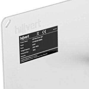Lampa do uprawy wzrostu roślin pełne spektrum 72 x 60 cm 1404 LED 600 W srebrna - obrazek 6