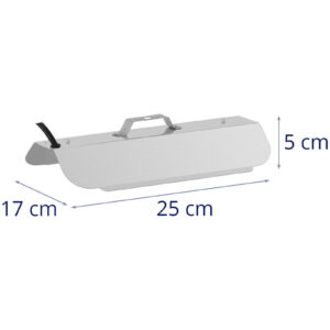 Lampa do wzrostu uprawy roślin pełne spektrum 25 x 17 cm 136 LED 100 W srebrna - obrazek 9