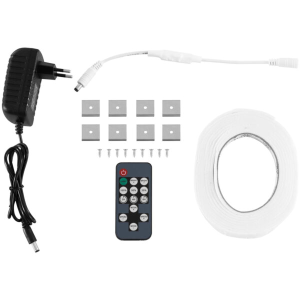Lampa do uprawy wzrostu roślin 120 diod LED 50 cm 20 W 4 szt. srebrna 4 10090206 4