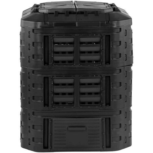 Kompostownik modułowy do ogrodu na odpadki organiczne 93 x 93 x 110 cm 860 l 3 10090211 3