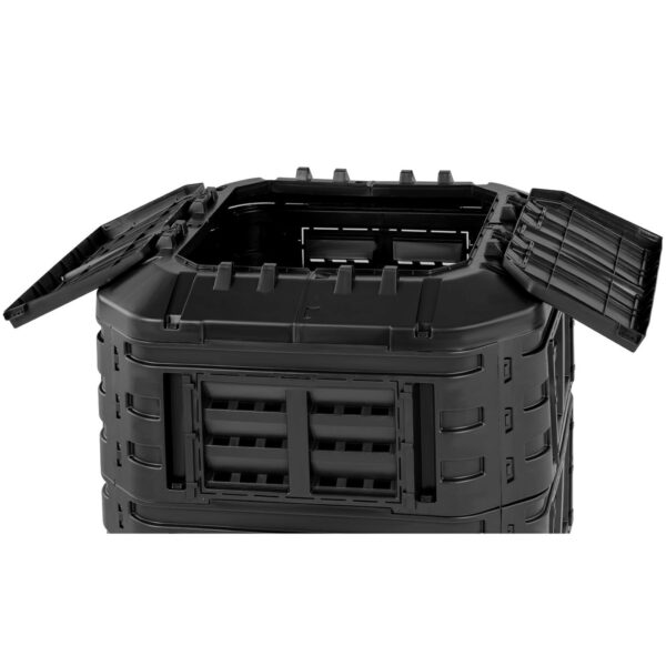 Kompostownik modułowy do ogrodu na odpadki organiczne 93 x 93 x 110 cm 860 l 4 10090211 4