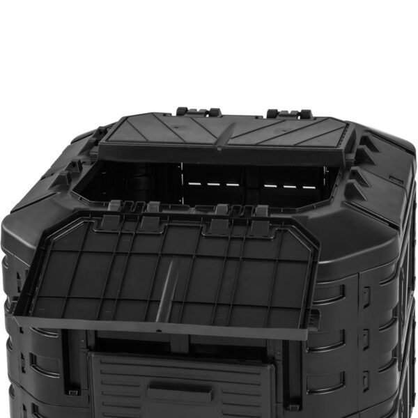 Kompostownik modułowy do ogrodu na odpadki organiczne 90 x 90 x 80 cm 600 l 2 10090212 2