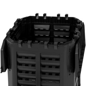 Kompostownik ogrodowy na odpadki organiczne 68 x 68 x 84 cm 360 l 7 Kompostownik ogrodowy na odpadki organiczne 68 x 68 x 84 cm 360 l - obrazek 3