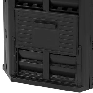 Kompostownik ogrodowy na odpadki organiczne 68 x 68 x 84 cm 360 l 8 Kompostownik ogrodowy na odpadki organiczne 68 x 68 x 84 cm 360 l - obrazek 4