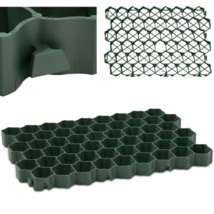 Kratka trawnikowa parkingowa modułowa 60 x 40 x 4 cm 4 szt. zielona 6 Kratka trawnikowa parkingowa modułowa 60 x 40 x 4 cm 4 szt. zielona - obrazek 1