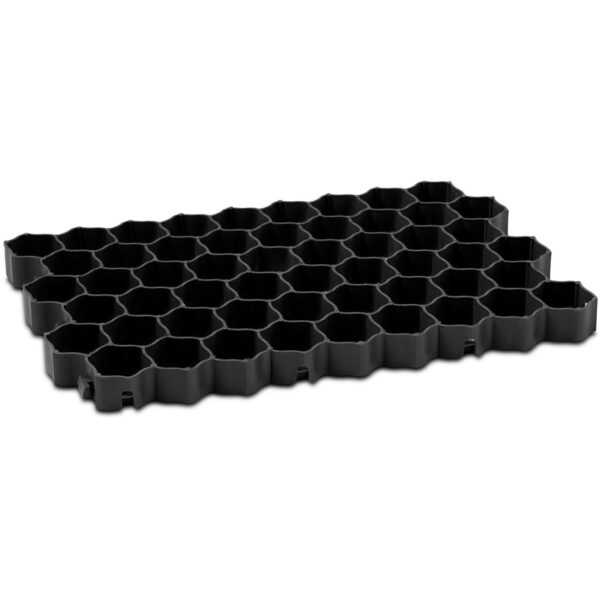 Kratka trawnikowa parkingowa modułowa 60 x 40 x 4 cm 4 szt. czarna 1 10090262 1