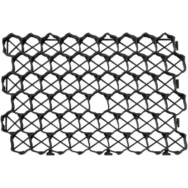 Kratka trawnikowa parkingowa modułowa 60 x 40 x 4 cm 4 szt. czarna 5 10090262 5