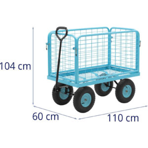 Wózek ogrodowy transportowy gospodarczy składany do 400 kg 9 Wózek ogrodowy transportowy gospodarczy składany do 400 kg - obrazek 5