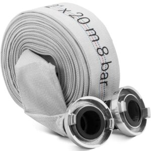 Wąż parciany płaski strażacki do wody ze złączem storz 2'' 52 mm 8-24 bar 20 m 2 Wąż parciany płaski strażacki do wody ze złączem storz 2'' 52 mm 8-24 bar 20 m - obrazek 1