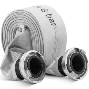 Wąż parciany płaski strażacki do wody ze złączem storz 3'' 76 mm 8-24 bar 20 m 2 Wąż parciany płaski strażacki do wody ze złączem storz 3'' 76 mm 8-24 bar 20 m - obrazek 1