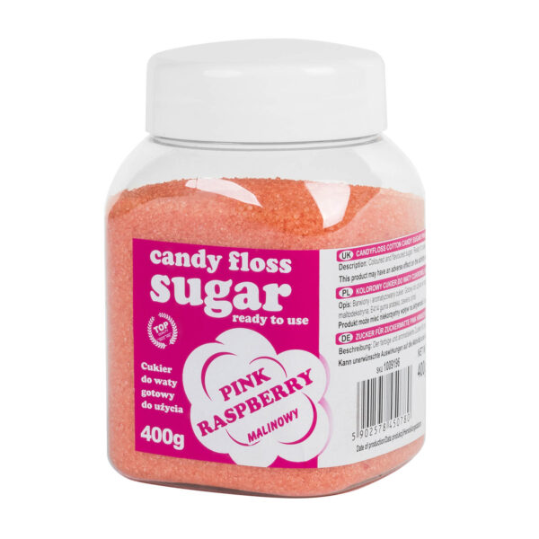1009196-cukier-do-waty-cukrowej-rozowy-o-smaku-malinowym-400g-producent-hurtownia 1009196 cukier do waty cukrowej rozowy o smaku malinowym 400g producent hurtownia