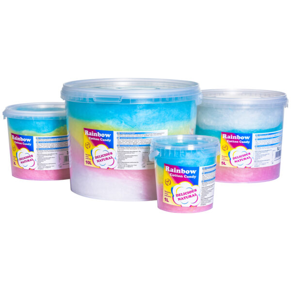Kolorowa tęczowa wata cukrowa Rainbow Cotton Candy 3L 2 1009595 4