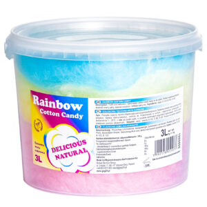 Kolorowa tęczowa wata cukrowa Rainbow Cotton Candy 3L 3 Kolorowa tęczowa wata cukrowa Rainbow Cotton Candy 3L - obrazek 1