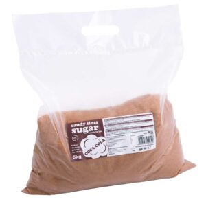Kolorowy smakowy cukier do waty cukrowej brązowy o smaku coca coli 5kg 3 Kolorowy smakowy cukier do waty cukrowej brązowy o smaku coca coli 5kg - obrazek 1