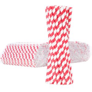 Słomki papierowe BIO ekologiczne PAPER STRAWS grube 8/205mm - biało-czerwone 500szt. 2 Słomki papierowe BIO ekologiczne PAPER STRAWS grube 8/205mm - biało-czerwone 500szt. - obrazek 1