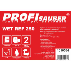 Ściereczki do wiaderka do nasączania ProfiSauber WET REF 250 - WKŁAD 5 Ściereczki do wiaderka do nasączania ProfiSauber WET REF 250 - WKŁAD - obrazek 3