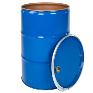 Beczka stalowa metalowa ISO OH zdejmowane wieko 2 otwory 2'' i 3/4'' lakierowana 210L 5 Beczka stalowa metalowa ISO OH zdejmowane wieko 2 otwory 2'' i 3/4'' lakierowana 210L - obrazek 1