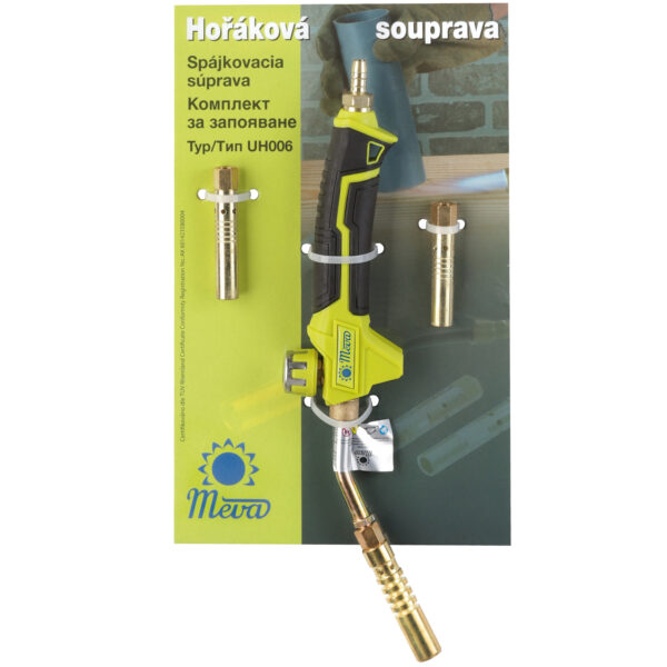 Palnik gazowy do lutowania cyną. lut twardy gaz LPG ZESTAW 3 dysze 1.4 - 2.1 kW 2 1010659 2 palnik gazowy do lutownia twardy lut meva dystrubutor
