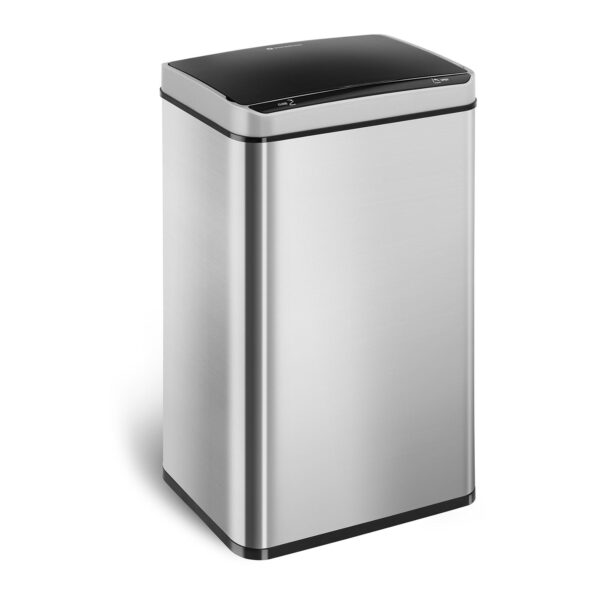 Automatyczny kosz kubeł na śmieci odpadki z czujnikiem ruchu zasięg 20 cm 60 L 1 10110128 1