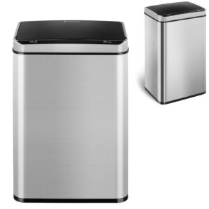 Automatyczny kosz kubeł na śmieci odpadki z czujnikiem ruchu zasięg 20 cm 60 L 6 Automatyczny kosz kubeł na śmieci odpadki z czujnikiem ruchu zasięg 20 cm 60 L - obrazek 1