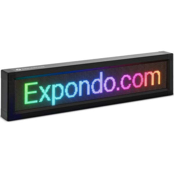 Reklama tablica świetlna 192 x 32 kolorowe diody LED 67 x 19 cm 1 10110272 1