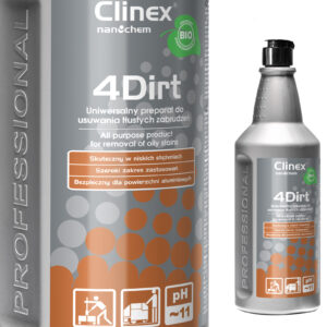 Koncentrat preparat do usuwania tłustych zabrudzeń CLINEX 4Dirt 1L 2 Koncentrat preparat do usuwania tłustych zabrudzeń CLINEX 4Dirt 1L - obrazek 1