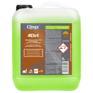 Koncentrat preparat do usuwania tłustych zabrudzeń CLINEX 4Dirt 5L 1 Koncentrat preparat do usuwania tłustych zabrudzeń CLINEX 4Dirt 5L - obrazek 1