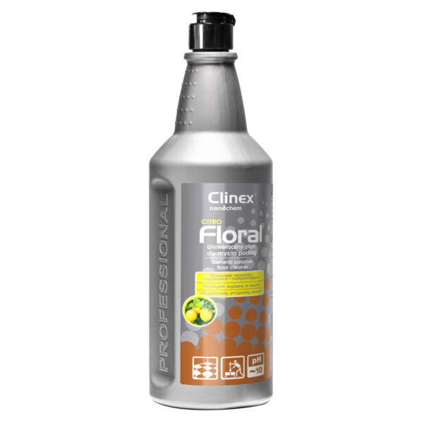 Płyn do mycia podłóg bez smug połysk zapach CLINEX Floral - Citro 1L 1 1011341 77 896 5907513273622 clinex floral citro 1l