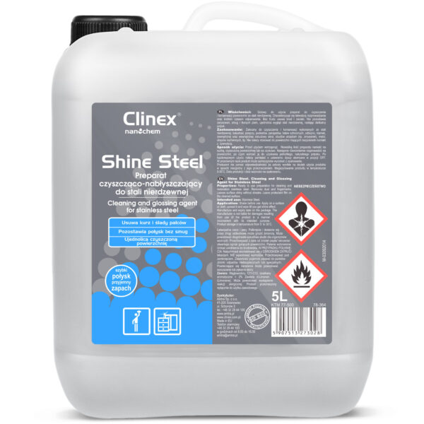 1011373-77-500-clinex-shine-steel-5l-5907513273028-dystrybutor-lubuskie 1011373 77 500 clinex shine steel 5l 5907513273028 dystrybutor lubuskie